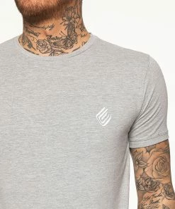 Mens T-Shirt | Enzo Designer Menswear - Grey -Cheap Enzo Sales Shop d76e3fc65d9f49ccb811d1bb73cc1aef