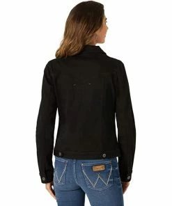 Ladies Stretch Denim Jackets| Enzo Designer Womenswear - Black -Cheap Enzo Sales Shop d7aa37445ff24adbae37903d5bfc6359