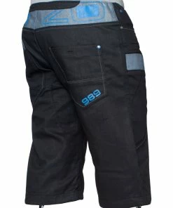 Mens Elasticated Denim Shorts| Enzo Designer Menswear - Black -Cheap Enzo Sales Shop da209b86db5d42b8b4a299c360312987