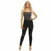 Womens Skinny Stretch Denim Jeans| Enzo Designer Ladieswear - Black