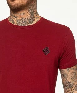 Mens T-Shirt | Enzo Designer Menswear - Red -Cheap Enzo Sales Shop dd51282dde94437cb78aa140023ee061