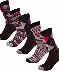 Enzo Ladies Gift Box Socks - Multicolour