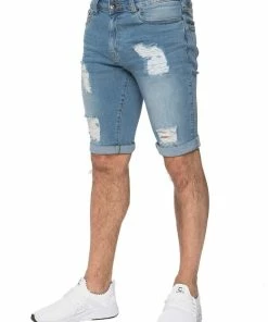 Enzo Mens Ripped Skinny Shorts - Sky Blue 8 Enzo Mens Ripped Skinny Shorts - Sky Blue -Cheap Enzo Sales Shop e52bdbfa564f4ae5ab92c49bace85aad