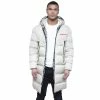 Enzo Icon 2 | Mens Long Puffer Jacket - Beige -Cheap Enzo Sales Shop e6b7a583 b945 4c60 8dd1 32bba37914f2