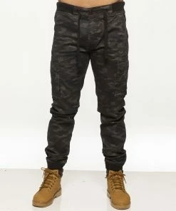 Mens Military Combat Jogger Trousers| Enzo Designer Menswear - Dark Grey -Cheap Enzo Sales Shop ebf07ddde58f4cb6a0b43741d0a1900c