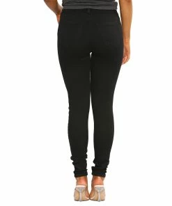 Womens Skinny Stretch Denim Jeans| Enzo Designer Ladieswear - Black -Cheap Enzo Sales Shop ed6e0e006a50440a977005792126a7a2