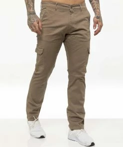 Enzo Mens Cargo Combat Chinos - Beige -Cheap Enzo Sales Shop f29d7c2c660d4bca869d639f68a0b343