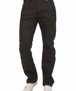 Enzo Men's Black Regular Fit Denim Jeans EZ329