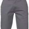 Enzo Men's Slim Fit Stretch Chino Shorts - Grey 1 Enzo Men's Slim Fit Stretch Chino Shorts - Grey -Cheap Enzo Sales Shop front 27 11