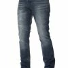 Enzo Men's Denim Straight Fit Jeans Mid Stonewash - Blue 2 Enzo Men's Denim Straight Fit Jeans Mid Stonewash - Blue -Cheap Enzo Sales Shop front side 2 22