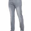 Enzo Men's Slim Stretch Denim Jeans - Grey -Cheap Enzo Sales Shop img 0247