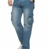 Enzo Men's Combat Denim Jeans - Blue -Cheap Enzo Sales Shop official enzo mens designer jeans img 0533 3